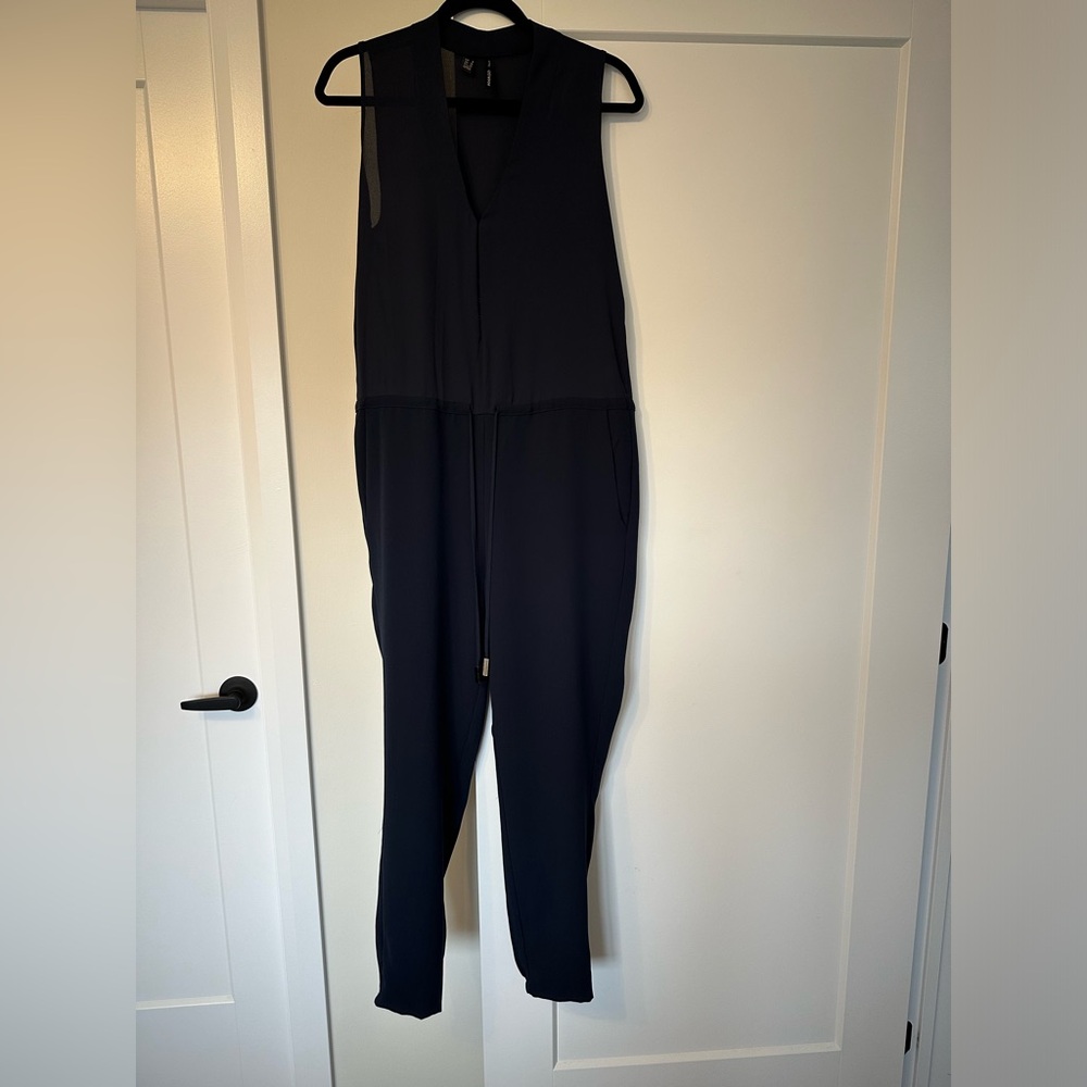Worn Once Mango Suit Navy Jumpsuit Size S
